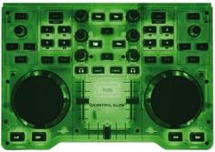 Микшерный USB-пульт Hercules DJControl Glow Green для компьютера