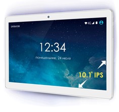 Планшет Ginzzu GT-1050 White (Spreadtrum SC9832 1.3 GHz/1024Mb/16Gb/GPS/LTE/Wi-Fi/Bluetooth/Cam/10.1/1280x800/Android)