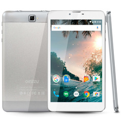 Планшет Ginzzu GT-7100 Silver (Spreadtrum SC7731G 1.3 GHz/1024Mb/8Gb/GPS/3G/Wi-Fi/Bluetooth/Cam/7.0/1024x600/Android)