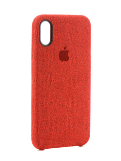 Аксессуар Чехол Innovation Jeans Red для APPLE iPhone X 10788