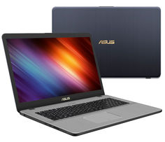 Ноутбук ASUS VivoBook Pro 17 N705UD-GC072 90NB0GA1-M02100 (Intel Core i7-8550U 1.8 GHz/8192Mb/1000Gb/No ODD/nVidia GeForce GTX 1050 2048Mb/Wi-Fi/Bluetooth/Cam/17.3/1920x1080/Endless)
