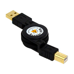 Аксессуар Konoos USB 2.0 AM-BM 0.75m Black KCR-USB2-AMBM-0.75
