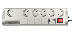 Сетевой фильтр Power Cube Garant 5+1 Socket 3m Grey SIS-10