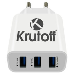 Зарядное устройство Krutoff CH-04 3xUSB 3.1A 2173