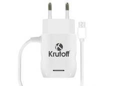 Зарядное устройство Krutoff CH-09 microUSB 2.1A