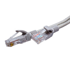 Сетевой кабель SUPRLAN U/UTP Cat.5e 4x2 26 AWG 7x0.16mm 5шт 2m Grey 10-0103