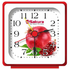 Часы Sakura SA-3Б-A1 Гранат White
