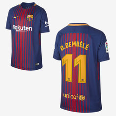 Футбольное джерси для школьников 2017/18 FC Barcelona Home Nike