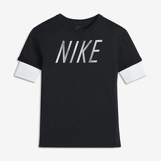 Футболка для тренинга с коротким рукавом для девочек школьного возраста Nike Breathe