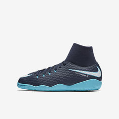 Футбольные бутсы для игры в зале/на поле для школьников Nike Jr. HypervenomX Phelon III Dynamic Fit