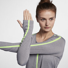 Женская футболка для тренинга с длинным рукавом Nike Pro HyperCool (плотная посадка)
