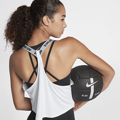 Женская майка для тренинга Nike Dri-FIT Elastika Cropped