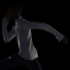 Мужская беговая футболка с длинным рукавом Nike Element Flash