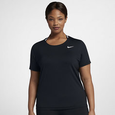 Женская футболка для тренинга с коротким рукавом Nike Pro (большие размеры)