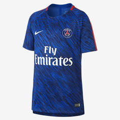 Игровая футболка с коротким рукавом для мальчиков школьного возраста Paris Saint-Germain Dri-FIT Squad Nike
