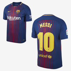 Мужское футбольное джерси 2017/18 FC Barcelona Stadium Home (Lionel Messi) Nike