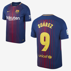 Мужское футбольное джерси 2017/18 FC Barcelona Stadium Home (Luis Suarez) Nike
