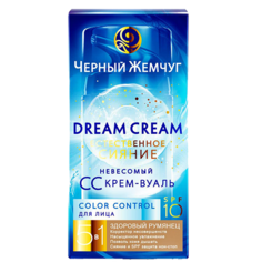 СС-крем для лица `ЧЕРНЫЙ ЖЕМЧУГ` DREAM CREAM Естественное сияние SPF-10 (универсальный тон) 50 мл