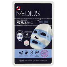 Маска для лица `MEDIUS` SUPER MOIST NINJA MASK увлажняющая 33 мл