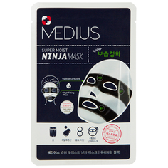 Маска для лица `MEDIUS` SUPER MOIST NINJA MASK очищающая 33 мл