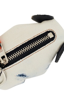 Брелок-монетница из денима Loewe