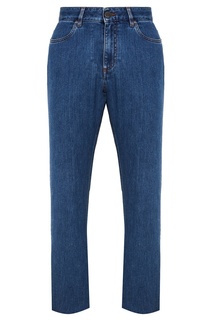 Синие прямые джинсы Ermenegildo Zegna