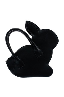 Черная мини-сумка в виде кролика Comme des Garcons