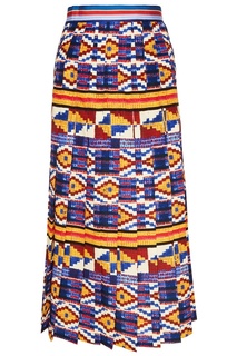 Плиссированная юбка с ярким орнаментом Stella Jean