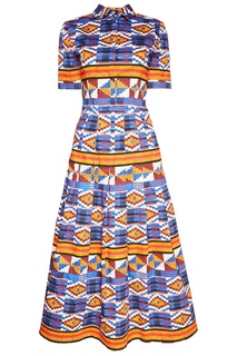 Платье-рубашка с этническим орнаментом Stella Jean