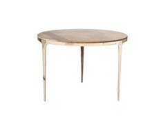 Стол бронзовый ring table с покрытием (glow) бежевый 73.0 см.