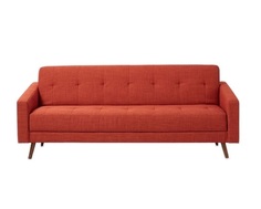 Диван-кровать lambo (myfurnish) оранжевый 220x85x95 см.
