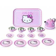 Smoby Набор посудки 11 предметов металлическая Hello Kitty 24783*