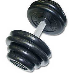 Гантель профессиональная MB Barbell Профи черная 26 кг