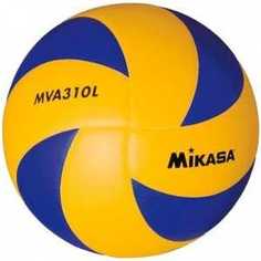 Мяч волейбольный Mikasa MVA310, размер 5, цвет сине-желтый