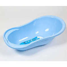 Ванночка Пластик-Центр Ангел 84см детская с термометром (голубой) LA4102ГЛП-1P