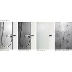 Задние стенки IDO Showerama 8-5 90x90 см, белый профиль, прозрачное (4985022991)