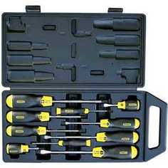 Набор отверток Stanley Cusion Grip 10шт в футляре (2-65-005)