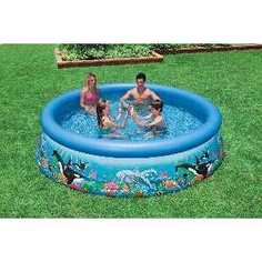 Надувной бассейн Intex Easy Set Морской пейзаж 3.66х0.76м (54904)