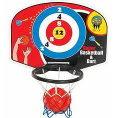 Игровой набор Pilsan Баскетбол и дартс настенный 03400