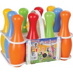 Pilsan Игровой набор Супер Боулинг (10 кеглей, 1 шар) 06136