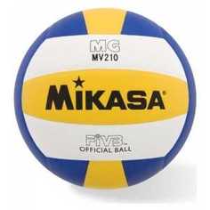 Мяч волейбольный Mikasa MV210, р.5, бел-желт-син