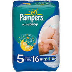 Подгузники Pampers Active Baby Junior 11-18кг 16шт Стандартная 4015600003043