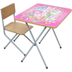Комплект детской мебели Фея Алфавит (розовый) 5693-1