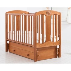 Кроватка Гандылян Диана универсальный маятник/ящик вишня/кристалы Swarovski К-2005-2М