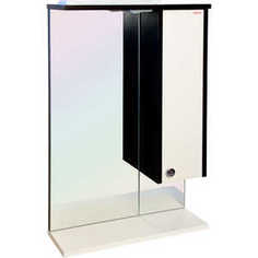 Зеркальный шкаф Меркана оливия 55 см шкаф справа свет венге/ваниль (22544)