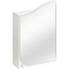 Зеркальный шкаф Меркана уют-волна 45 см белый (15161)