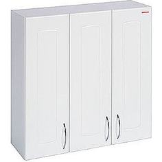 Шкаф Меркана навесной 60 см 3-х дверный белый (7200)