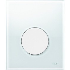Панель смыва для писсуара TECE TECEloop Urinal (9242650) стекло белое, клавиша белая