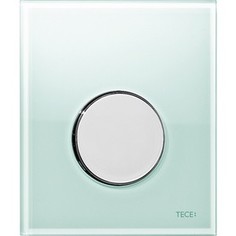 Панель смыва для писсуара TECE TECEloop Urinal (9242653) стекло зеленое, клавиша хром глянцевый