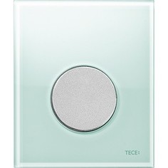 Панель смыва для писсуара TECE TECEloop Urinal (9242652) стекло зеленое, клавиша хром матовый